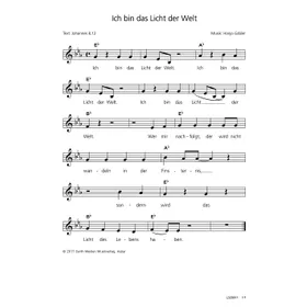 Produktbild des Artikels Ich bin das Licht der Welt (Noten - Download)