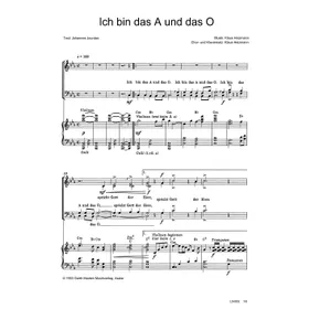 Produktbild des Artikels Ich bin das A und das O (Noten - Download)