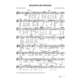 Produktbild des Artikels Geschenk des Himmels (Noten - Download)