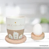 Stimmungsbild zu Untersetzer-Set Holz für Eier