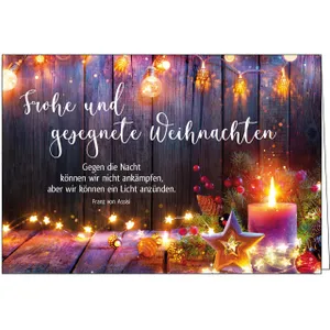 Produktbild des Artikels Faltkarte: Frohe und gesegnete Weihnachten (Schreibwaren)