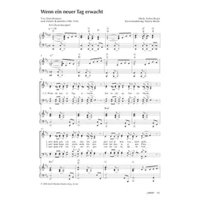 Produktbild des Artikels Wenn ein neuer Tag erwacht (Noten - Download)