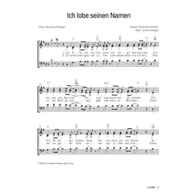 Produktbild des Artikels Ich lobe seinen Namen (Noten - Download)