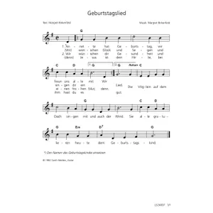 Produktbild des Artikels Geburtstagslied (Noten - Download)