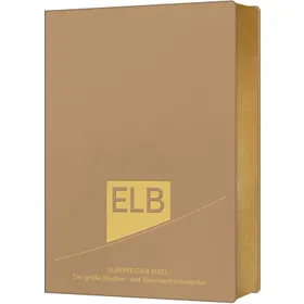 Produktbild des Artikels Elberfelder Bibel. Die große Studien- und Kommentarausgabe Leder mit Goldschnitt (Bibel - Leder)