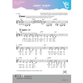 Produktbild des Artikels Zuerst geliebt (Noten - Download)