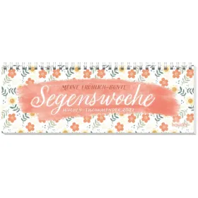 Produktbild des Artikels Meine fröhlich-bunte Segenswoche 2027 - Wochen-Tischkalender (Kalender - Spiralbindung)