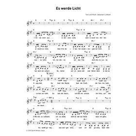Produktbild des Artikels Es werde Licht (Noten - Download)