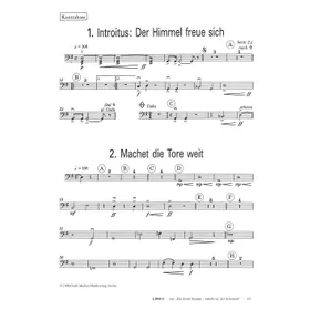 Produktbild des Artikels Gelobt sei, der da kommt (Kontrabass) (Noten - Download)