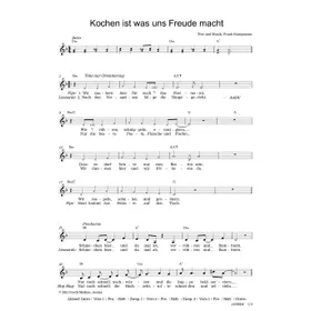 Produktbild des Artikels Kochen ist was uns Freude macht (Noten - Download)