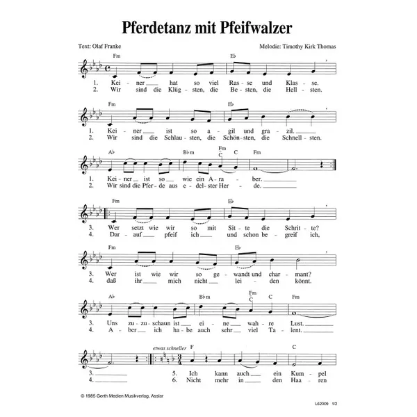 Produktbild des Artikels Pferdetanz mit Pfeifwalzer (Noten - Download)