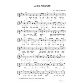 Produktbild des Artikels Du bist mein Gott (Noten - Download)