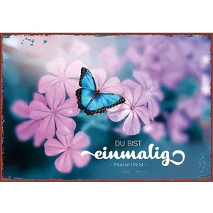 Produktbild des Artikels Metallschild klein - Einmalig ()