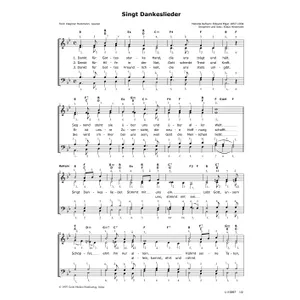 Produktbild des Artikels Singt Dankeslieder (Noten - Download)
