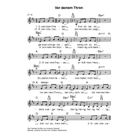 Produktbild des Artikels Vor deinem Thron (Noten - Download)