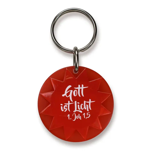 Produktbild des Artikels Schlüsselanhänger "Sonne" - rot ()