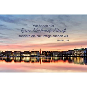 Produktbild des Artikels Faltkarte "Jahreslosung 2013" Spiegelung - 5 Stück (Schreibwaren)