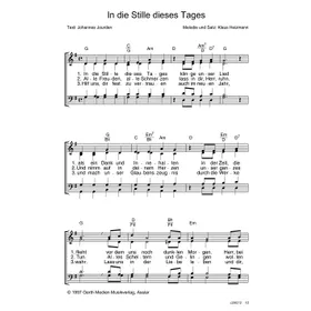 Produktbild des Artikels In die Stille dieses Tages (Noten - Download)