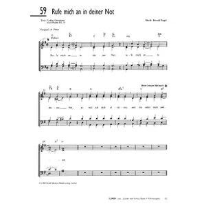 Produktbild des Artikels Rufe mich an in deiner Not (Noten - Download)