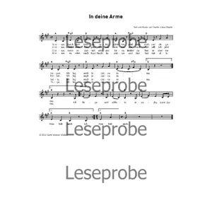 Produktbild des Artikels In deine Arme (Noten - Download)