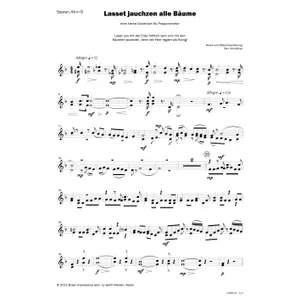 Produktbild des Artikels Lasset jauchzen alle Bäume (Noten - Download)