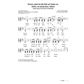 Produktbild des Artikels Viens, ne tarde plus, Adore (Noten - Download)