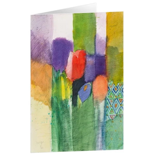Produktbild des Artikels Kunstkarten "Tulpen 2" 5 Stk. (Schreibwaren)