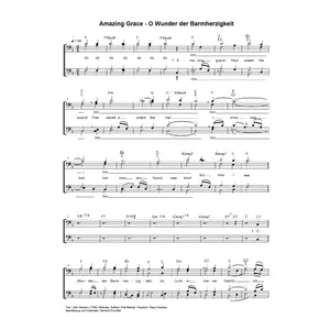 Produktbild des Artikels Amazing Grace - O Wunder der Barmherzigkeit (Noten - Download)