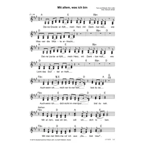 Produktbild des Artikels Mit allem, was ich bin (Noten - Download)