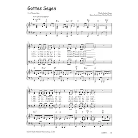 Produktbild des Artikels Gottes Segen (Noten - Download)
