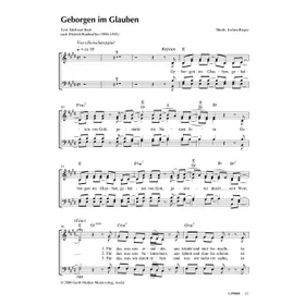 Produktbild des Artikels Geborgen im Glauben (Noten - Download)