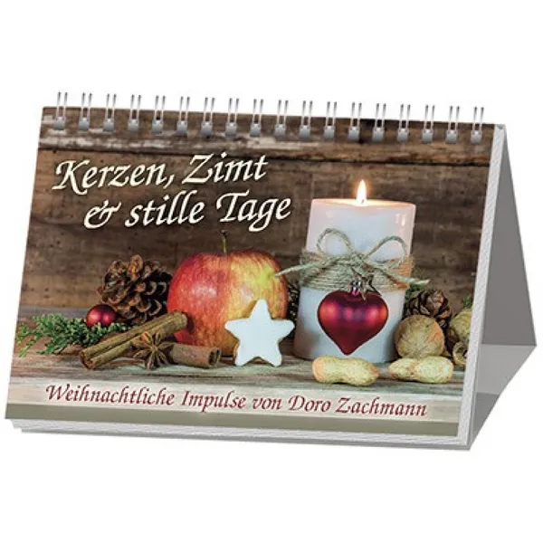 Produktbild des Artikels Kerzen, Zimt und stille Tage - Aufstellbuch (Buch - Spiralbindung)