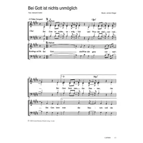 Produktbild des Artikels Bei Gott ist nichts unmöglich (Noten - Download)