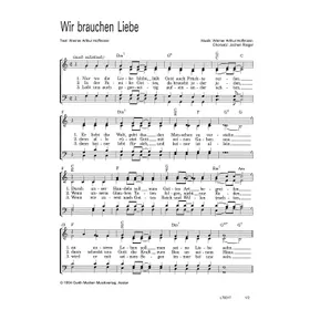 Produktbild des Artikels Wir brauchen Liebe (Noten - Download)