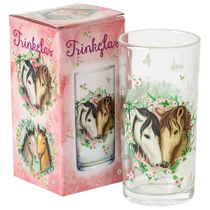 Produktbild des Artikels Trinkglas "Pferdepaar" ()
