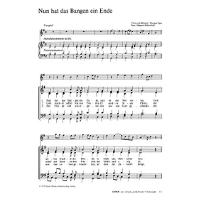 Produktbild des Artikels Nun hat das Bangen ein Ende (Noten - Download)