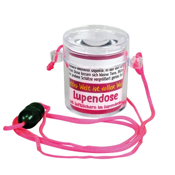 Produktbild des Artikels Lupendose rund - neon pink ()
