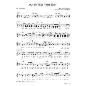 Produktbild des Artikels Auf dir liegt mein Blick (Noten - Download)