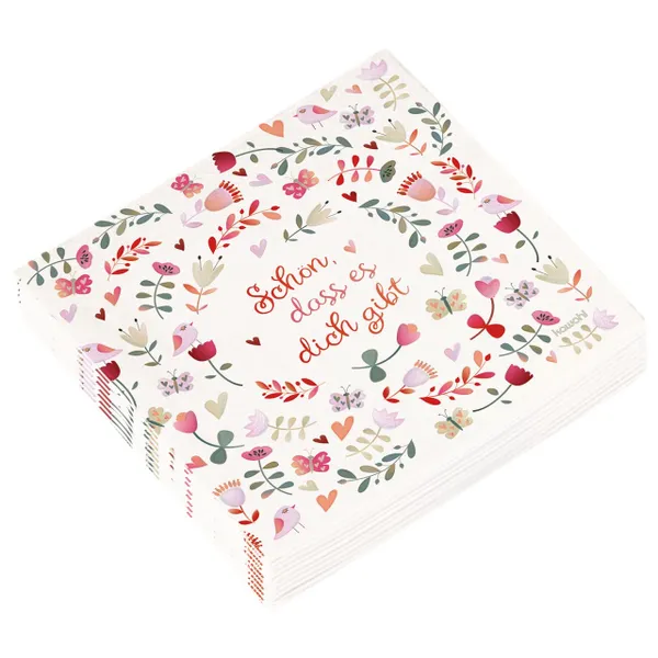 Produktbild des Artikels Servietten "Schön, dass es dich gibt!" ()