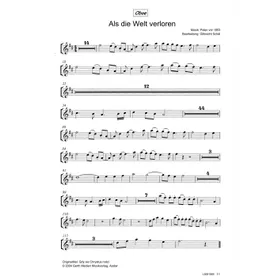 Produktbild des Artikels Als die Welt verloren (Oboe) (Noten - Download)