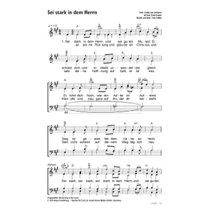 Produktbild des Artikels Seid stark in den Herrn (Noten - Download)
