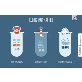 Produktbild des Artikels Lesezeichen "Kleine Mutmacher" (3er-Set) (Schreibwaren)