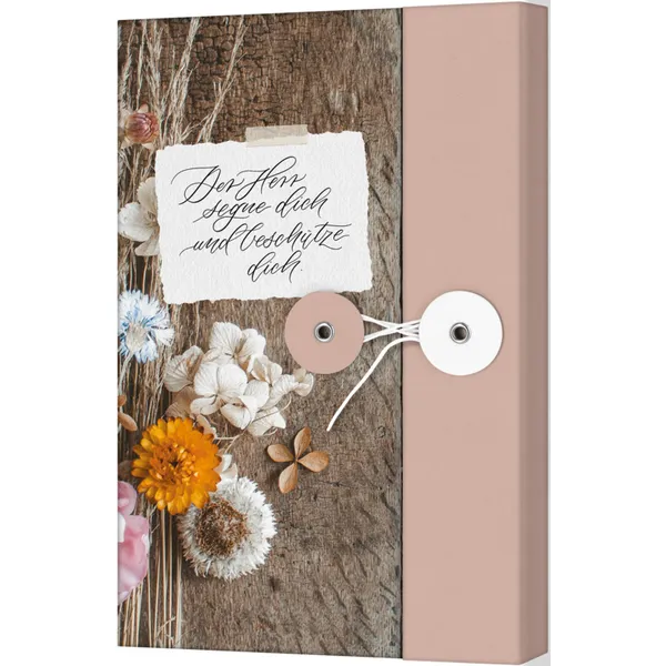 Produktbild des Artikels Notizbuch mit Knopf - Der Herr segne dich (Schreibwaren - Gebunden)