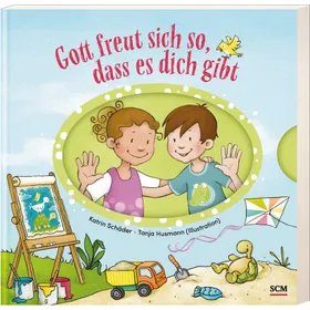 Produktbild des Artikels Gott freut sich so, dass es dich gibt (Buch - Pappbilderbuch)