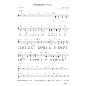 Produktbild des Artikels Unschätzbarer Jesus (Noten - Download)