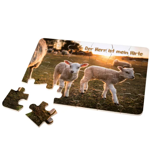 Produktbild des Artikels Holz-Puzzle "Schäfchen" ()