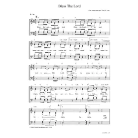 Produktbild des Artikels Bless The Lord (Noten - Download)