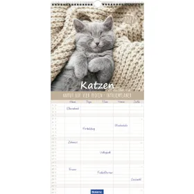 Produktbild des Artikels Familienplaner Katzen 2027 (Kalender - Spiralbindung)