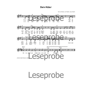 Produktbild des Artikels Dein Hüter (Noten - Download)