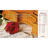 Stimmungsbild zu Heute und morgen bin ich geborgen 2026 - Postkartenkalender